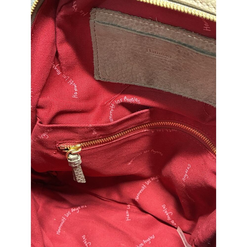 Hammitt Hunter Beige Pebbled Leather Backpack Bag - Picture 17 of 17